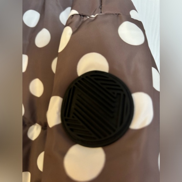 Noize Faika Polka Dot Oversized Short Length Puffer Coat Jacket - Picture 9 of 11